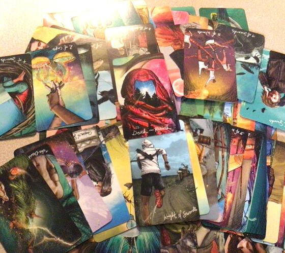 diverse tarot cards