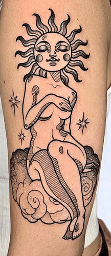 cool tarot tattoo