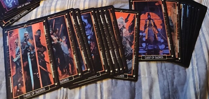 cyberpunk tarot cards