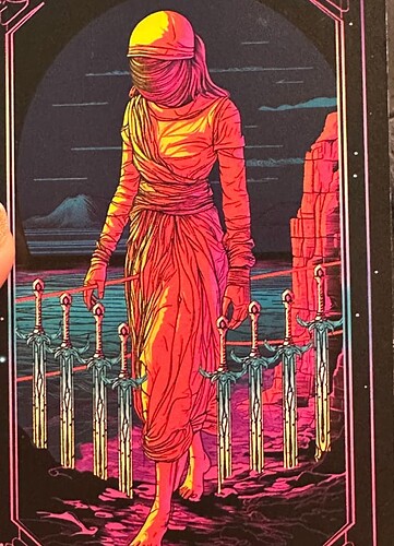 cyberpunk tarot card