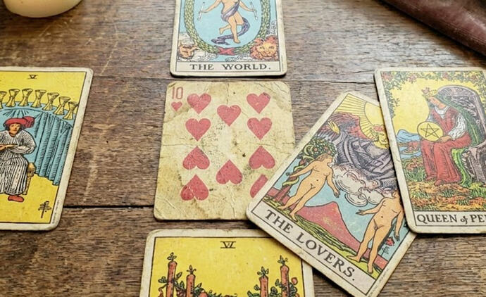 10 of hearts cartomancy