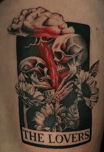 cool tarot tattoo