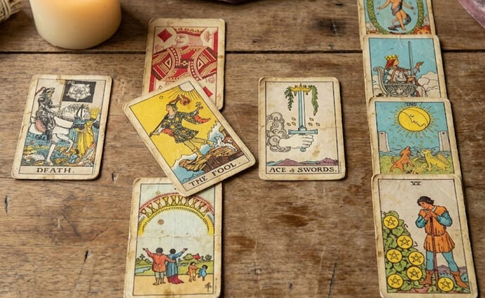 king of diamonds cartomancy spread