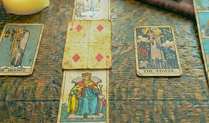 4 of diamonds tarot spread