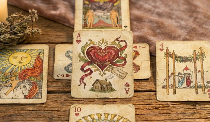 Ace of Hearts cartomancy