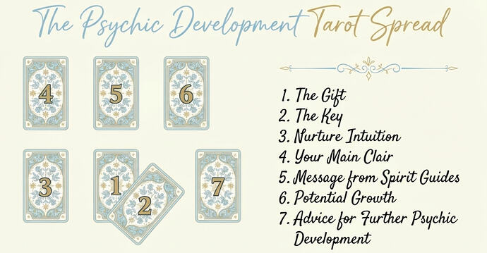 psychic development tarot spread