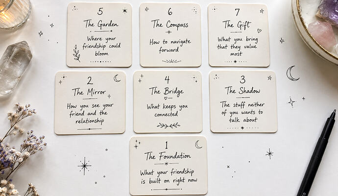 Friendship tarot spread