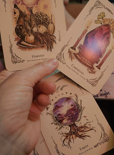 green witch oracle cards