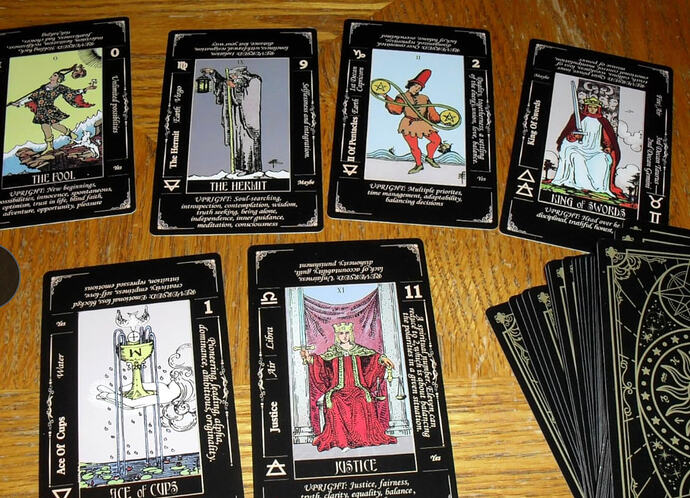 keyword tarot deck